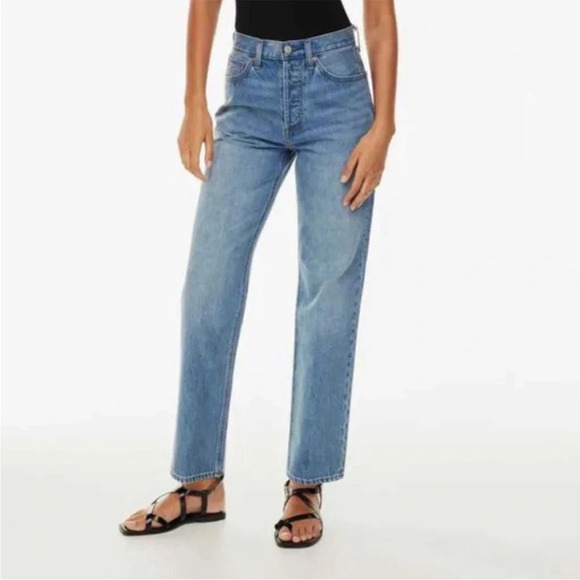 ARITZIA Denim Forum JONI HIGH RISE LOOSE JEANS Size 26 High Rise B30 - Picture 1 of 8